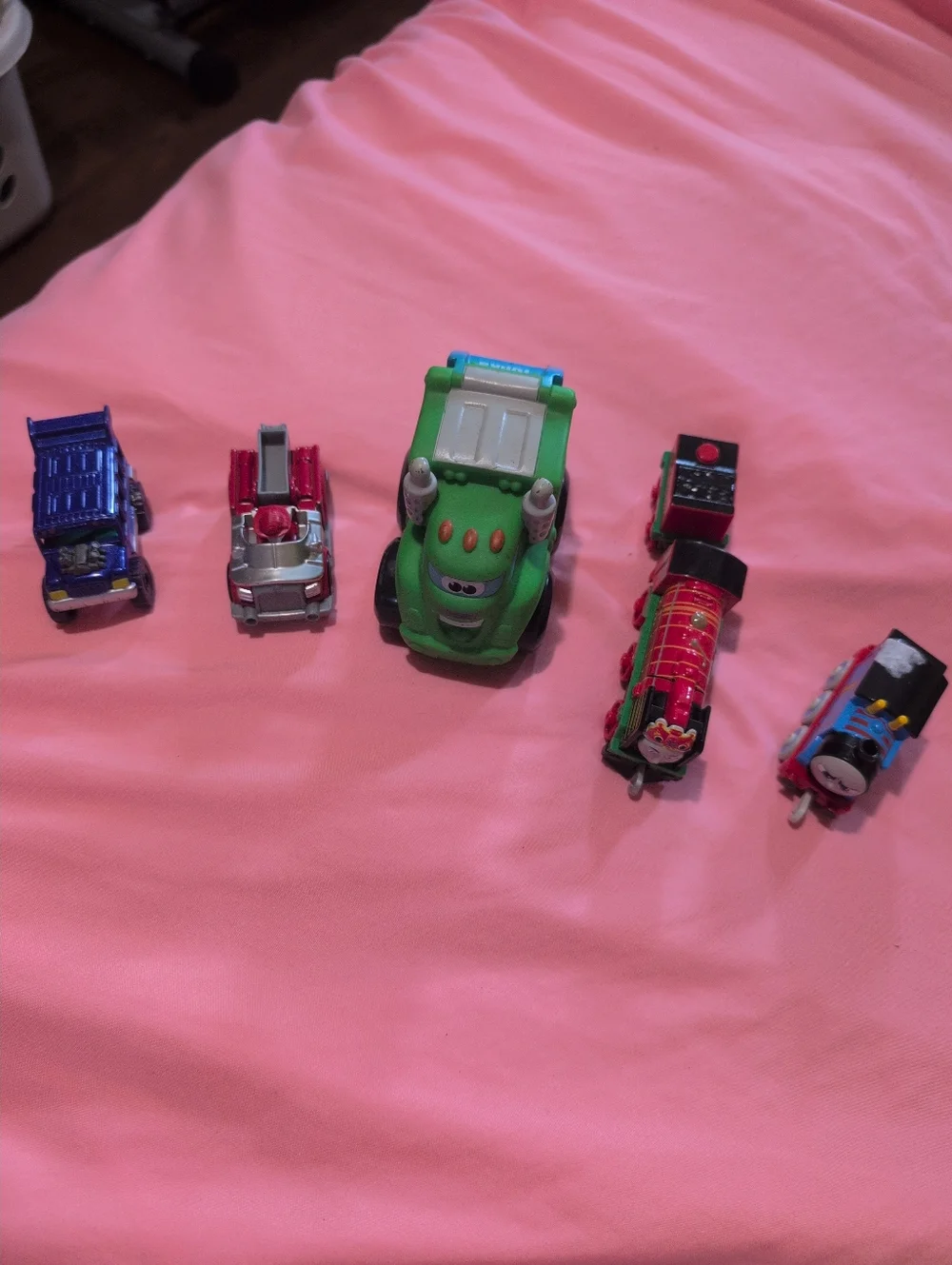 Pj Mask Car, Paw Patrol Car, Tonka Truck And Thomas Trains Lot